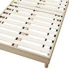 シングルベッドフレーム(ヘンリック 棚・コンセント付き KD GW) 2枚目画像