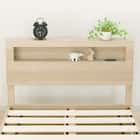 シングルベッドフレーム(ヘンリック 棚・コンセント付き KD GW) 5枚目画像