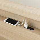 シングルベッドフレーム(ヘンリック 棚・コンセント付き KD GW) 9枚目画像