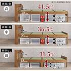 シングル 頑丈畳ベッド (棚コンセント付き LBR/GR) 14枚目画像
