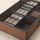 チェストベッドフレーム シングル (CL402 棚・コンセント付き MBR/BK) 14枚目画像