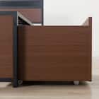 チェストベッドフレーム シングル (CL402 棚・コンセント付き MBR/BK) 15枚目画像