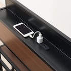 チェストベッドフレーム シングル (CL402 棚・コンセント付き MBR/BK) 18枚目画像