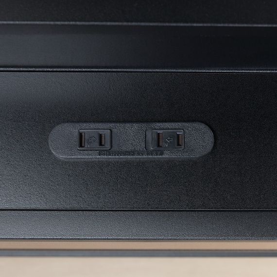 チェストベッドフレーム シングル (CL402 棚・コンセント付き MBR/BK) 19枚目画像