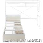 チェストベッドフレーム シングル (CL402 棚・コンセント付き MBR/BK) 23枚目画像