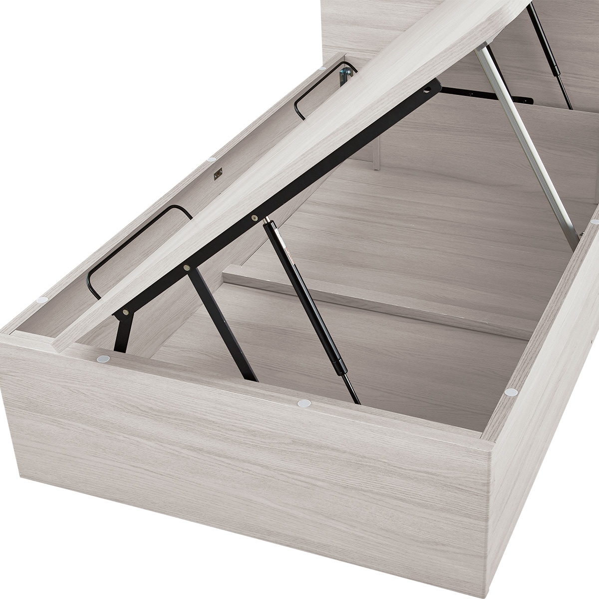 セミダブル収納付きベッドフレーム(N-ジオ T2-LU よこ開き WW