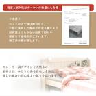 セミシングルショート ベッドフレーム (ボンネルコイルマットレス付き ホワイトウォッシュ) 12枚目画像