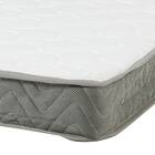 セミシングルショート ベッドフレーム (ボンネルコイルマットレス付き ホワイトウォッシュ) 16枚目画像