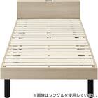 シングル棚付きすのこベッドフレームマットレスセット(MD002 GW/RX05) 13枚目画像