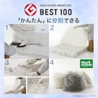 シングル棚付きすのこベッドフレームマットレスセット(MD002 WW/TH-001) 6枚目画像