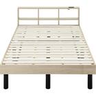 棚付きセミダブルすのこベッド(MD001 GW) 2枚目画像