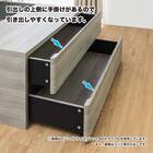 セミダブル 収納付きベッドフレーム (フットボックスタイプ) 6枚目画像