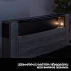 セミダブル 収納付きベッドフレーム (フットボックスタイプ) 10枚目画像