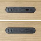 【大容量収納×棚・コンセント付き】チェストベッドフレーム シングル (N-ジオT2-DP 40O-S すのこ LBR) 18枚目画像