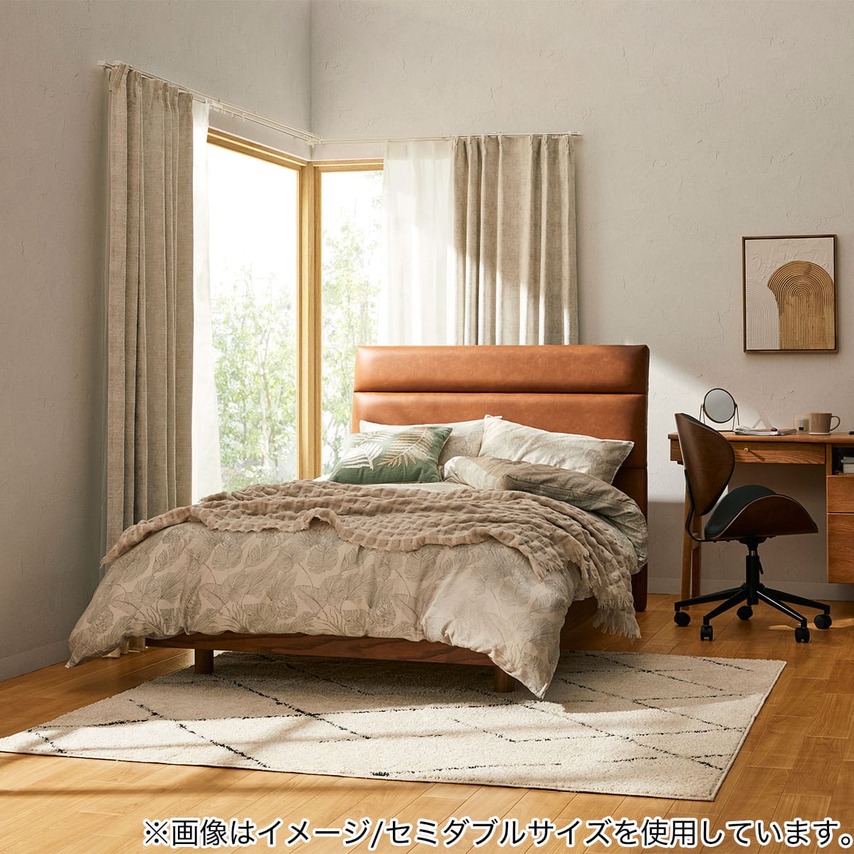 すのこベッドフレーム シングル (Living in Comfort / ANV002 MBR すのこベッドフレーム シングル (Living in Comfort / ANV002 MBR