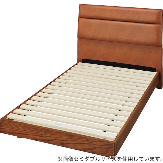 シングルベッドフレーム(ANV002 MBR) 3枚目画像