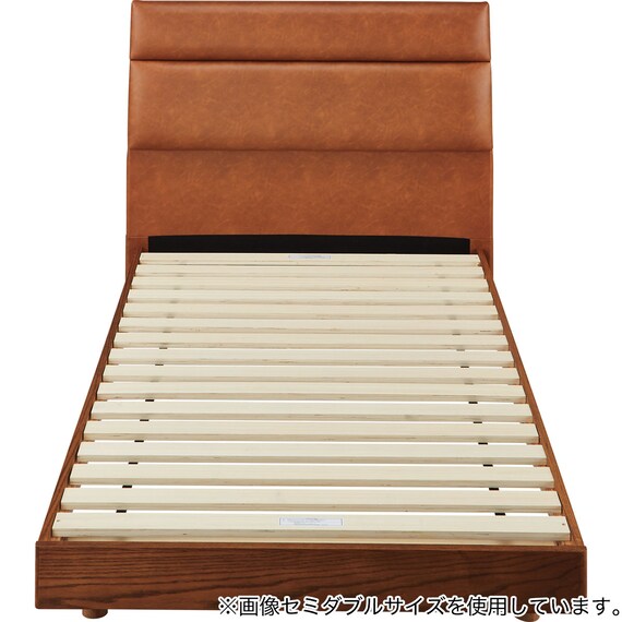 シングルベッドフレーム(ANV002 MBR) 4枚目画像