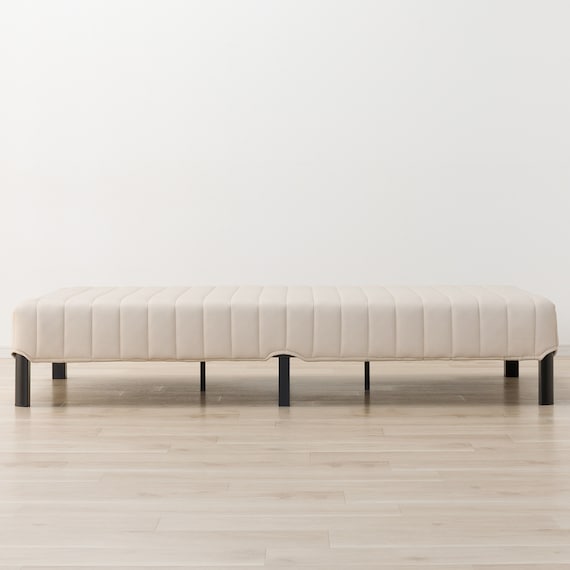 シングル脚付きマットレスベッド(CT002 BE/BK) 10枚目画像