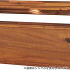 ダブルすのこベッドフレーム(MF501 キャビネット 棚/コンセント/照明付き BR) 7枚目画像