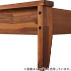 ダブルすのこベッドフレーム(MF501 キャビネット 棚/コンセント/照明付き BR) 8枚目画像