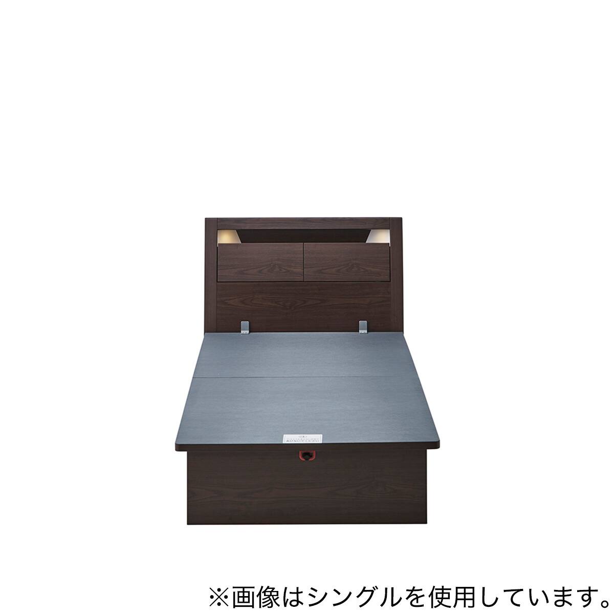 収納付きベッドフレーム シングル キャビネットタイプ (OP IB 宮