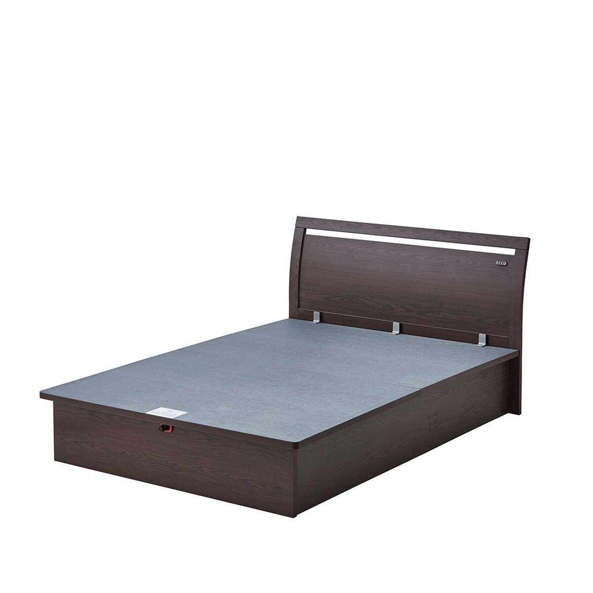 ダブルベッドフレーム(ヴァイン 深型/MBR) ダブルベッドフレーム ニトリ ヴァイン 深型 ダークウッド