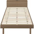 シングルすのこベッドフレーム(BF501 MBR) 2枚目画像