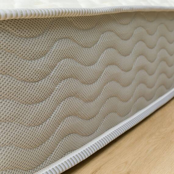 セミダブルすのこベッドフレームマットレスセット(BF501 MBR/RX05EC） 10枚目画像