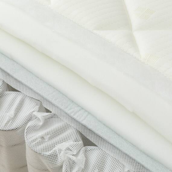 セミダブルすのこベッドフレームマットレスセット(BF501 MBR/RX05EC） 12枚目画像