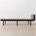 シングルすのこベッドフレームマットレスセット(BF501 GY/RX05EC） 4枚目画像