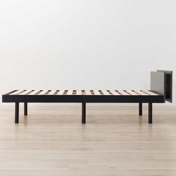 シングルすのこベッドフレームマットレスセット(BF501 GY/RX05EC） 4枚目画像