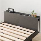 シングルすのこベッドフレームマットレスセット(BF501 GY/RX05EC） 5枚目画像