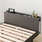 シングルすのこベッドフレーム(BF501 GY) 5枚目画像