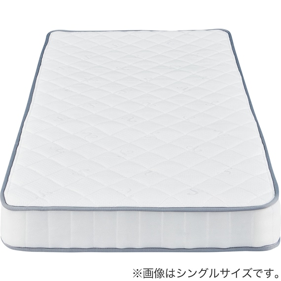 すのこベッド + マットレスセット セミダブル (BF501 S GY/AB001） 11枚目画像