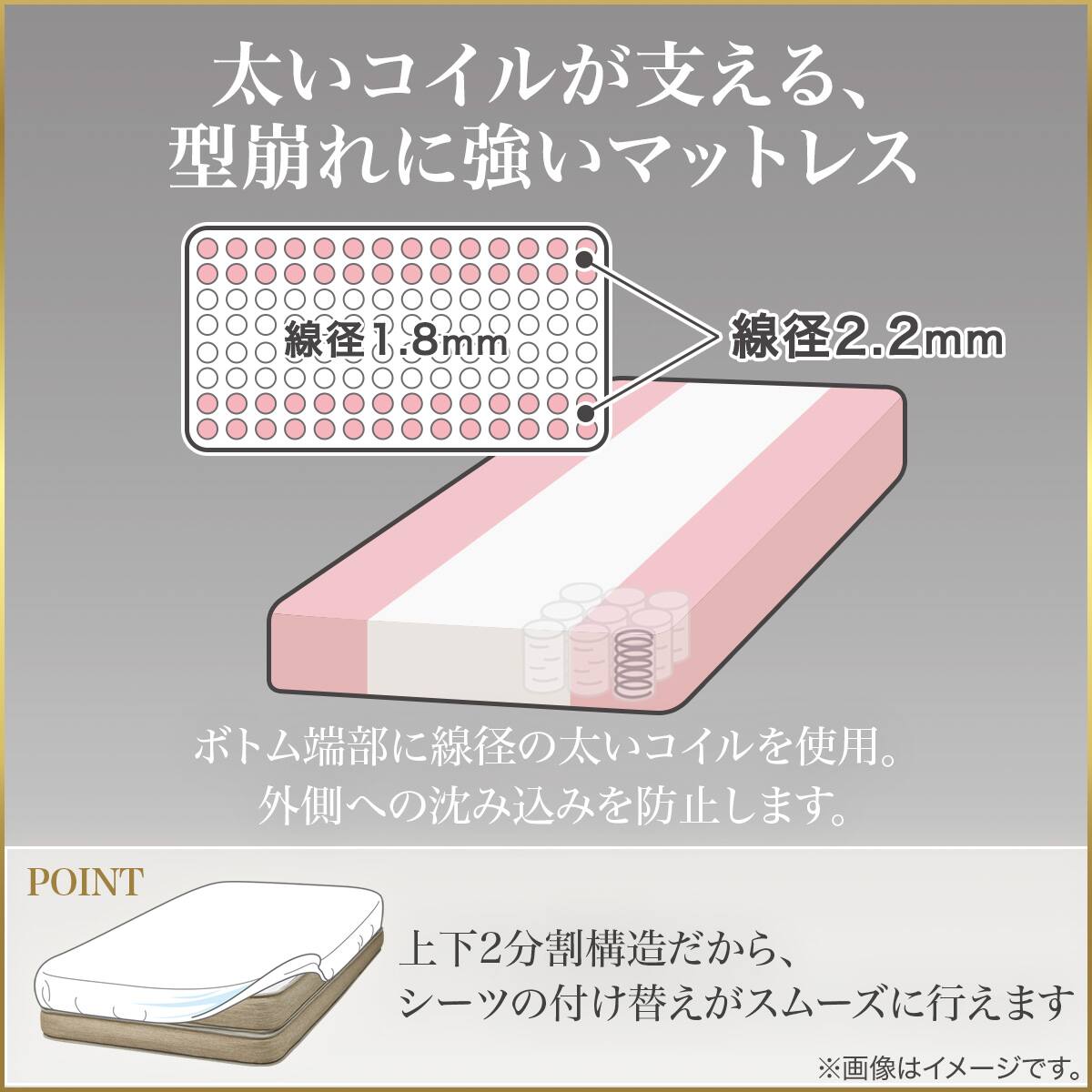 セミダブルマットレス(Nスリープ PH3) | ニトリネット【公式】 家具