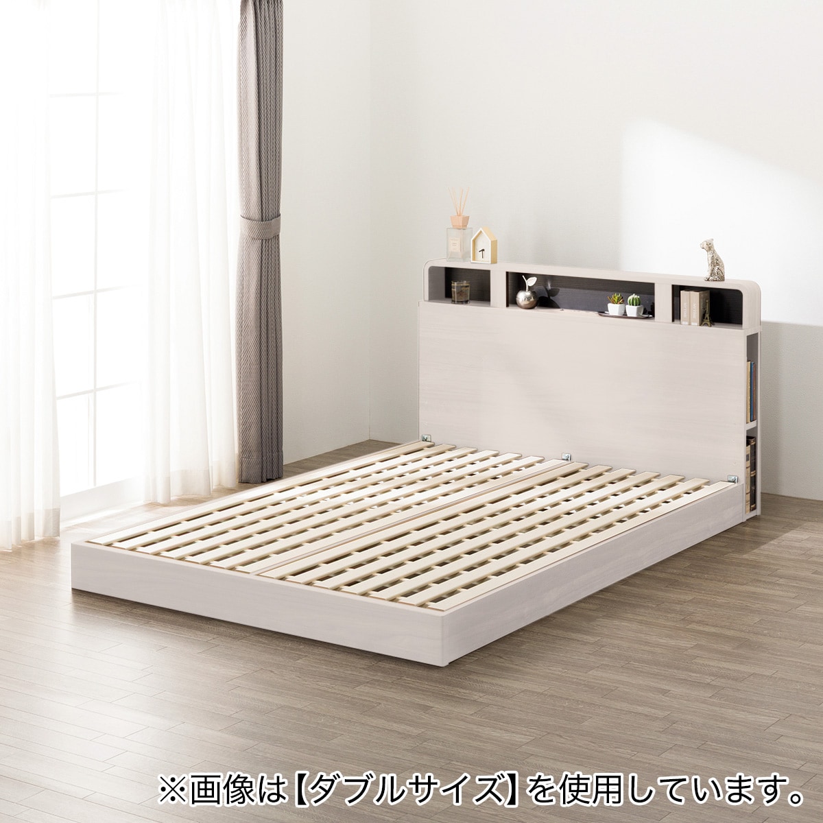 【しろ】ニトリ シングル すのこベットフレーム シングル すのこフレーム(NS-006 LEG/LOW WW) | ニトリネット【公式