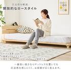 セミダブル棚付き 頑丈ロングすのこベッド (DBR) 9枚目画像