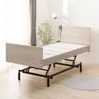 【非課税】電動シングルベッドフレーム(NS001 3M GW) 1枚目画像