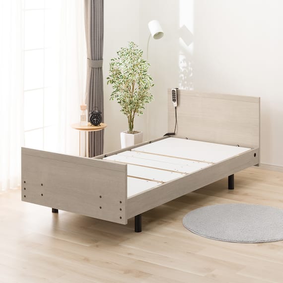 【非課税】電動シングルベッドフレーム(NS001 3M GW) 6枚目画像