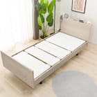 【非課税】電動シングルベッドフレーム + マットレスセット(NS002 3M GW/E5-02) 15枚目画像