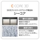 【非課税】電動シングルベッドフレーム + マットレスセット(NS003 3M GW/E5-02) 7枚目画像