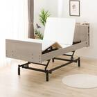 【非課税】電動シングルベッドフレーム + マットレスセット(NS003 3M GW/E5-02) 14枚目画像