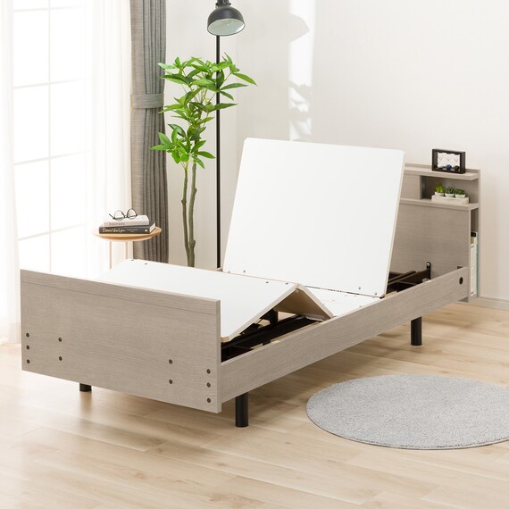 【非課税】電動シングルベッドフレーム + マットレスセット(NS004 3M GW/E5-02) 13枚目画像