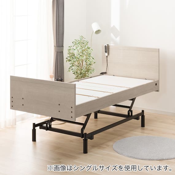 電動セミダブルベッドフレーム + マットレスセット(NS001 3M GW/E5-02) 11枚目画像