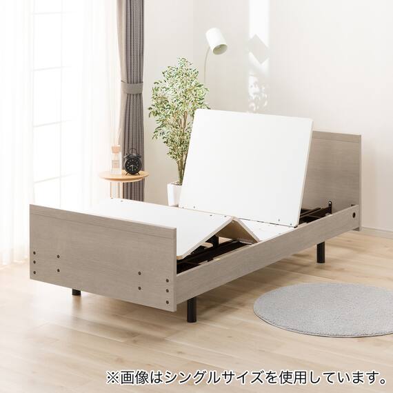 電動セミダブルベッドフレーム + マットレスセット(NS001 3M GW/E5-02) 13枚目画像
