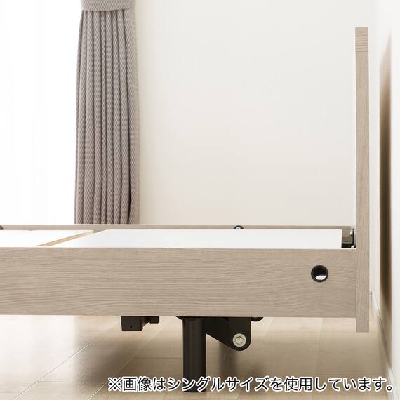 電動セミダブルベッドフレーム + マットレスセット(NS001 3M GW/E5-02) 16枚目画像