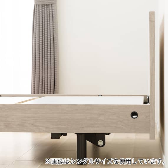 電動セミダブルベッドフレーム + マットレスセット(NS001 3M GW/E5-02) 16枚目画像