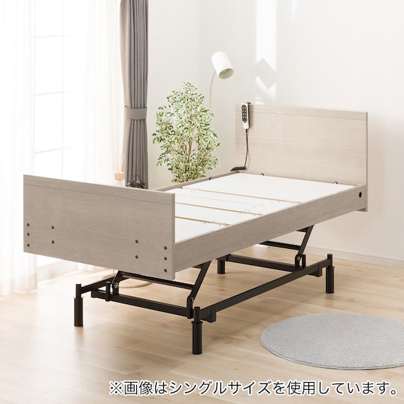 電動セミダブルベッドフレーム(NS001 3M GW) 1枚目画像