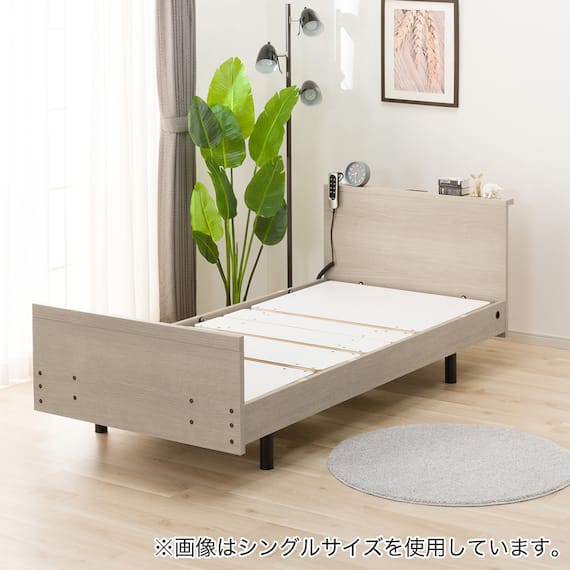 電動セミダブルベッドフレーム + マットレスセット(NS002 3M GW/E5-02) 12枚目画像