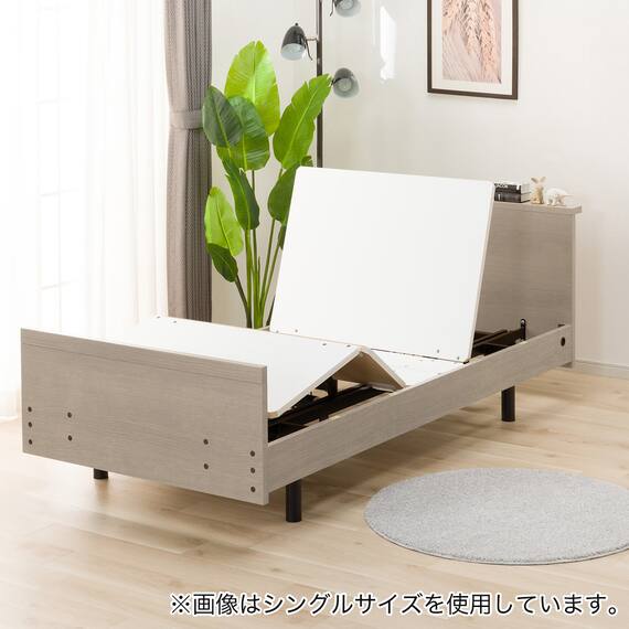 電動セミダブルベッドフレーム + マットレスセット(NS002 3M GW/E5-02) 13枚目画像